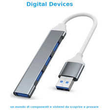Hub USB 3.0 - 4 Porte - Case