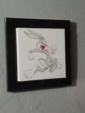 Quadro stampa canvas supporto mdf cartone animato Bugs Bunny Salvadori Arte