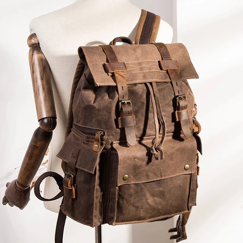 Zaino vintage tela cerata - zaino, in