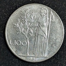 1981 R Italy 100 Lire