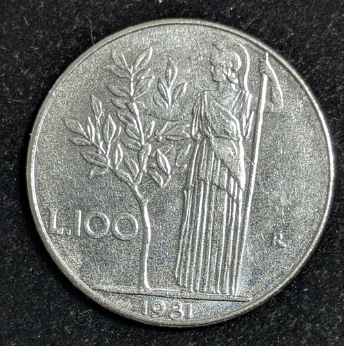 1981 italy 100 lire - italy,