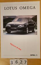 OPEL LOTUS OMEGA Prospectus