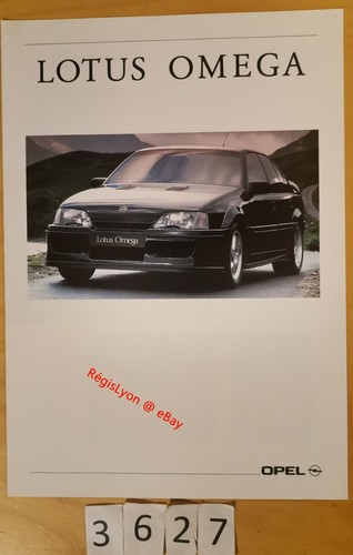 Opel lotus omega prospectus - lotus,