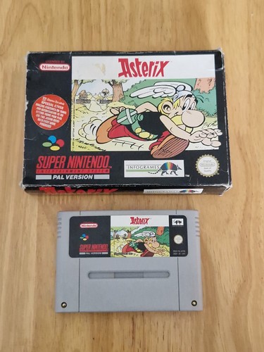Asterix super nintendo snes - asterix,