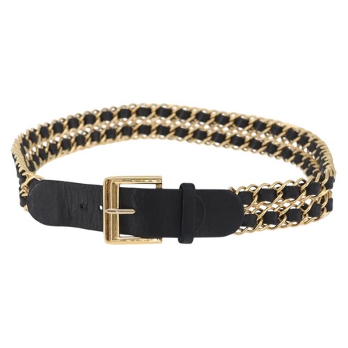 Chanel cintura catena pelle - chanel,