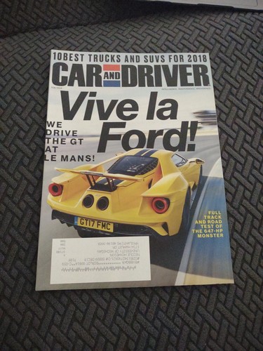 Car and driver magazine - and,