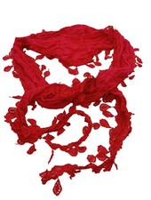 SURE Cravatta casual Donna Sciarpa rosso stile casual