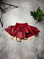Minigonna Fendi SS19 rossa in