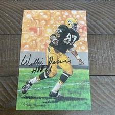Willie Davis Signed Goal Line