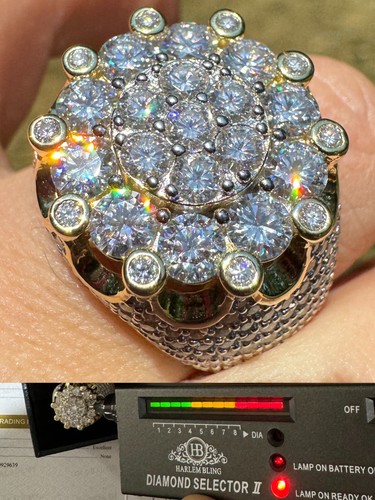 Anello hip hop ghiacciato