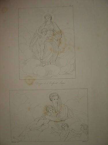 Gravure vierge et - 1, la