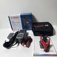 BOSCH C30 Caricabatteria Elettronico 6V/12V Caricabatterie Ciclomotore Scooter