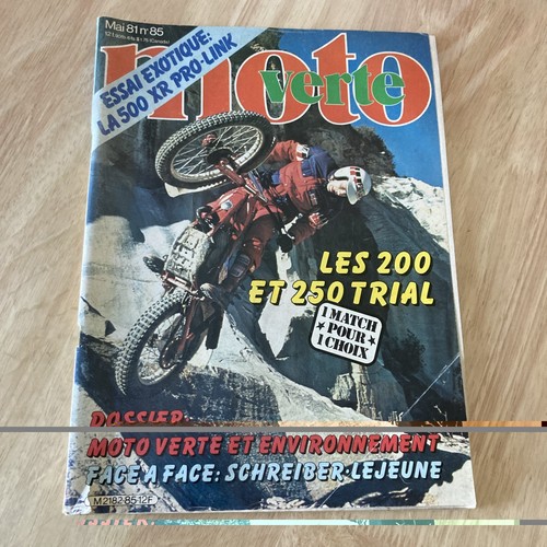 Moto verde 1981 - n°, trial