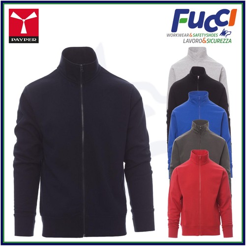 Felpa uomo con zip - con, intera