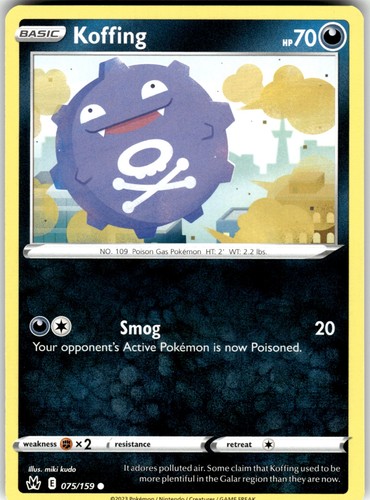 Koffing regular 075 - koffing, swsh