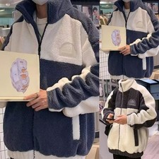 Cardigan cappotto pile - , agnello