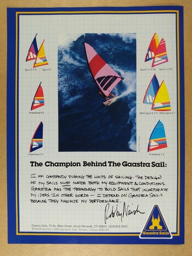 1983 gaastra windsurfing sails - 1983,