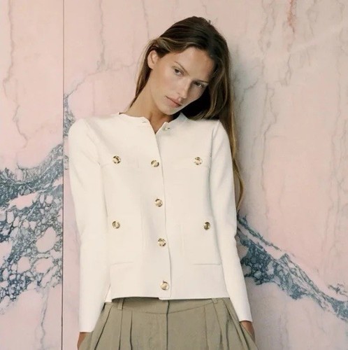 Zara knit cardigan blazer - zara,