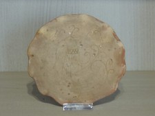 Piccolo Piatto Sardo in Terracotta,vintage,con Pavoncella,firmato Locci