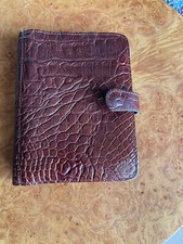 mulberry Agenda Pelle Coccodrillo Marrone