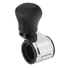 Leather car steering knob - leather,