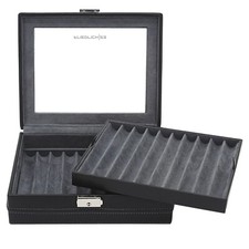 Scatola Portapenne 20 posti in vera pelle Scatola porta penne da collezione