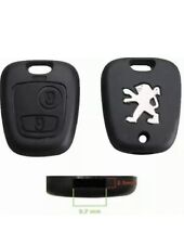 🇮🇹COVER CHIAVE PER PEUGEOT GUSCIO SCOCCA 106,107,206,207,407,806 CON LOGO