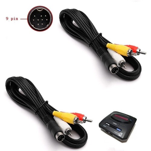 2pcs rca audio video - av,