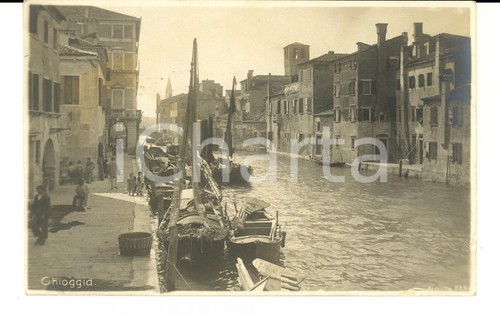 1914 chioggia veduta - 1914, (ve)