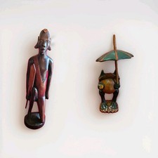 Coppia Soprammobili Etnici In