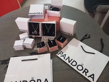 Lotto gioielli Pandora d'argento con cofanetti originali