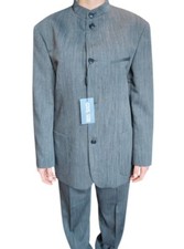 ABITO UOMO 2 PEZZI GRIGIO SCURO TAG. 50 BY CIVIL SON MADE IN ITALY