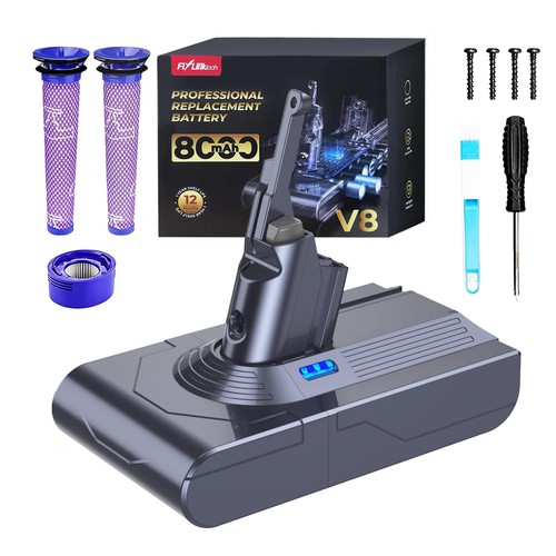 Batteria 8000mah per dyson - 8000mah, v8