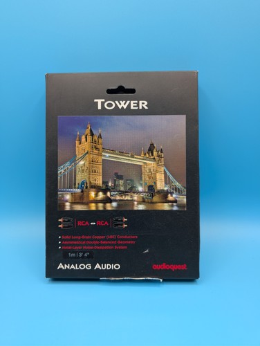 Audioquest tower cavo rca - audioquest, 1m