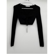 Zara crop top manica lunga