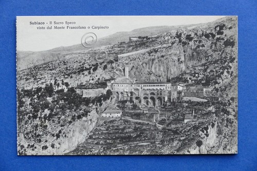 Cartolina subiaco il - subiaco,