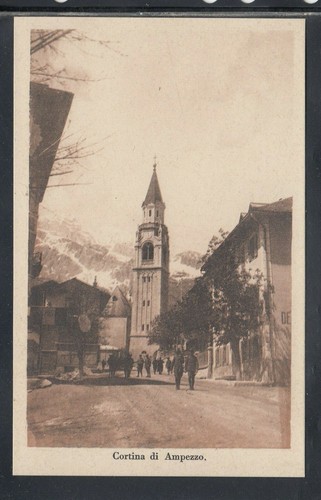Cartolina cortina ampezzo - cortina, d'ampezzo