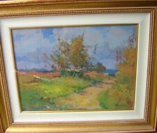 Livorno olio su tavola 30x40 campagna Veroni Agostino