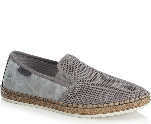 Rieker espadrillas grigie uomo