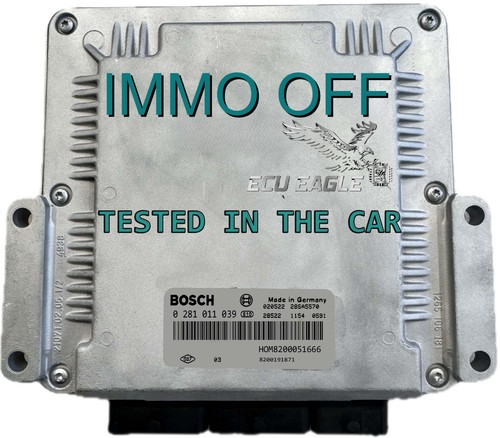 Ecu renault 0281011039 - renault,