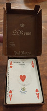 Carte da gioco Dal Negro S. Remo Anni 40