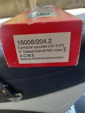 Acme 16008/204.2 Cuccette UIC X 2 cl rosso fegato