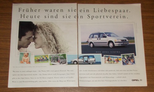 Rara pubblicità opel sintra - pubblicità,