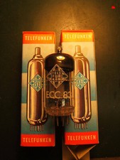 ECC83 TELEFUNKEN NEW IN ORIGINAL BOX  -  2 TUBES !