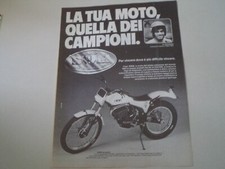 advertising Pubblicità 1982 MOTO SWM TL 320 NW TRIAL e DANILO GALEAZZI
