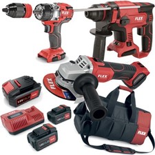 Flex Battery Pack Drill Angle