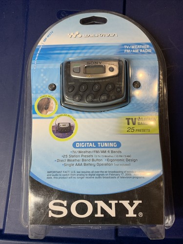 Sony srf m37v walkman - sony, am/fm
