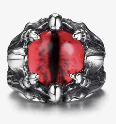 Anello uomo gotico - uomo, teschio