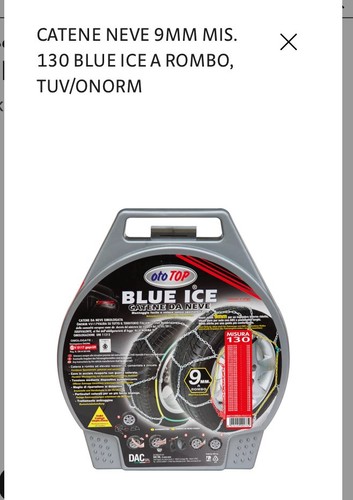 Catene neve blue - da,
