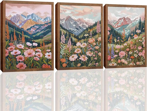 Boho colorato paesaggio - , di